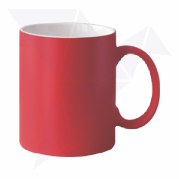 MUGS MAGICO ROJO MATE 11OZS MUG MAGICO ROJO SEMIMATE 11 ONZAS - Imagen 1