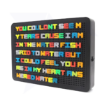 AVISO LED LETRAS NEON