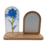 LAMPARA FLOR AZUL