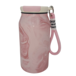 TERMO LATA 500 ML MARMOLIZADO ROSADO (SY-SBFL-6)