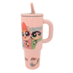 TERMO TIPO STANLEY ANTIDERRAME 40 ONZAS ROSA