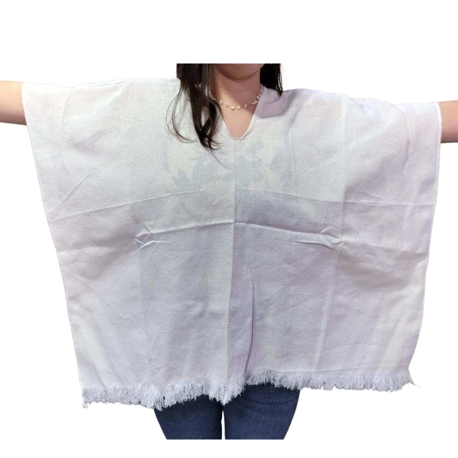 30401 PONCHO PARA SUBLIMACION BLANCO - Imagen 1