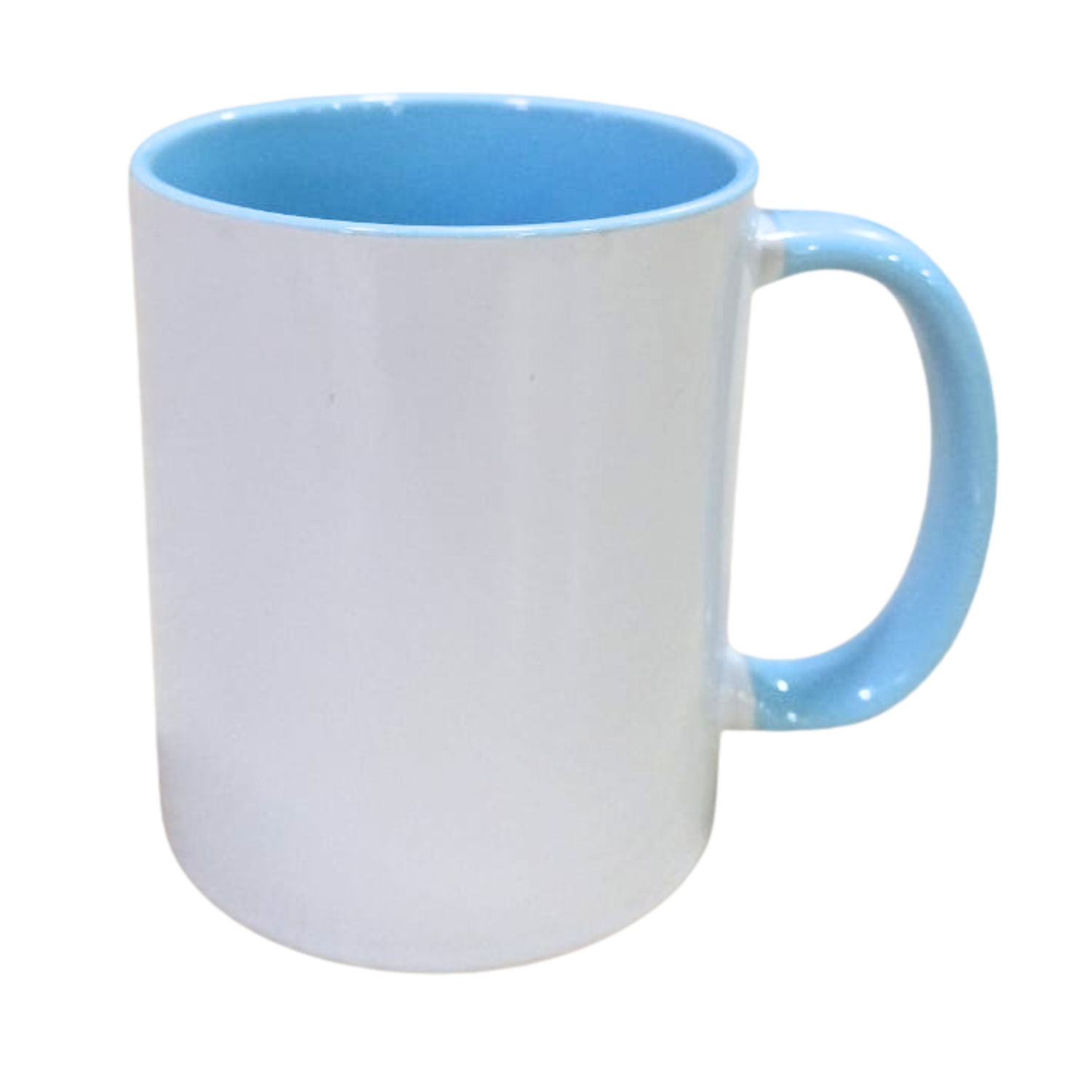 MUG BLANCO COLOR INTERNO AZUL BEBE 11 OZ MUG BLANCO COLOR INTENO AZUL BEBE 11 ONZAS - Imagen 1