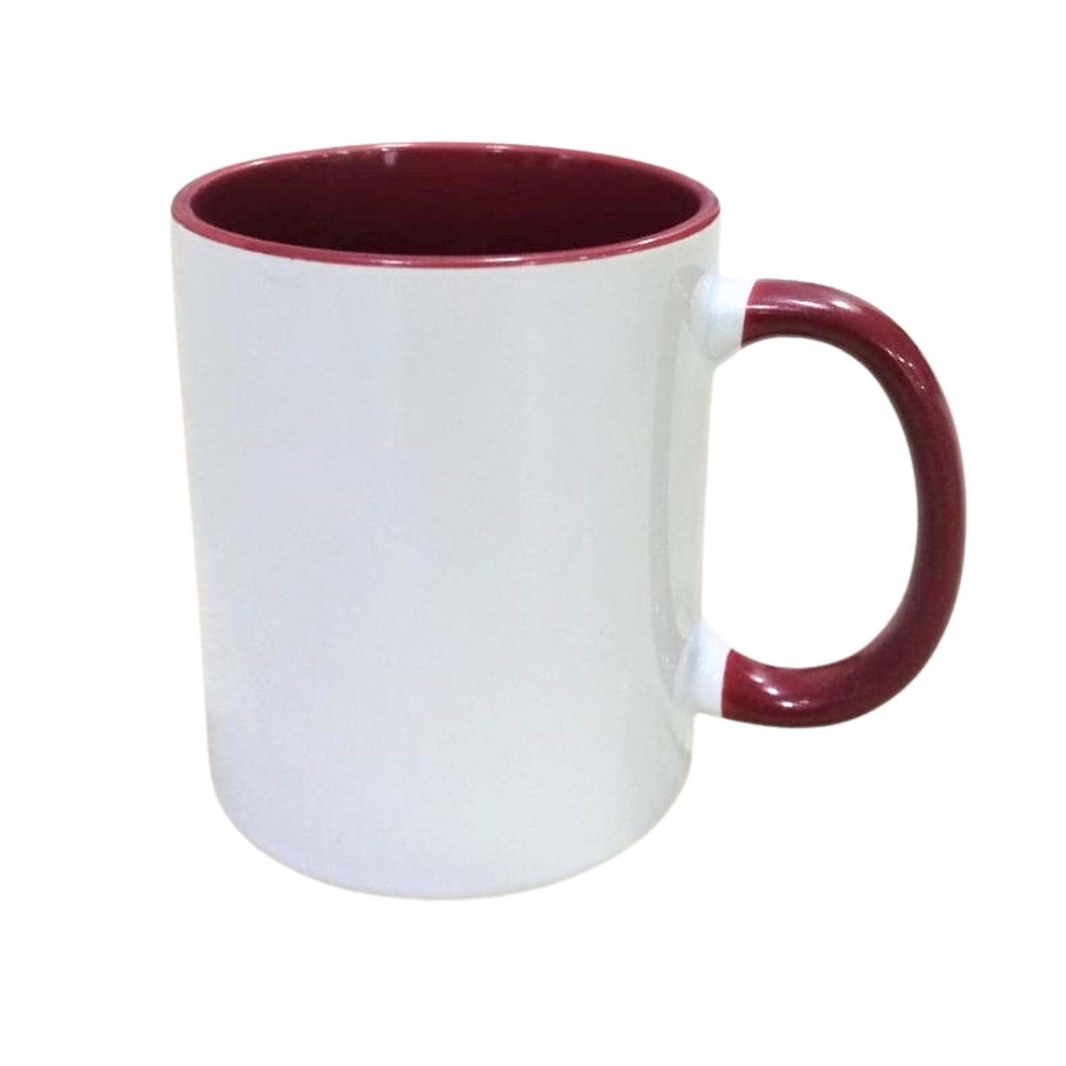 MUG BLANCO COLOR INTERNO ROJO OSCURO 11 OZ MUG BLANCO COLOR INTERNO ROJO OSCURO 11 OZ - Imagen 1