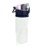 CARAMAÑOLA TAPA TRANSPARENTE 600 ML NEGRO