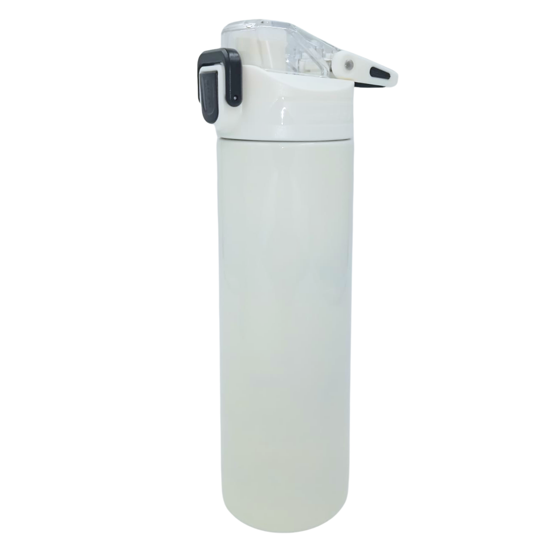 TERMO DEPORTIVO TAPA TRANSPARENTE BLANCO TERMO DEPORTIVO TAPA TRANSPARENTE BLANCO - Imagen 1