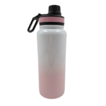 TERMO TAPA DEPORTIVA 800 ML BLANCO/ROSADO