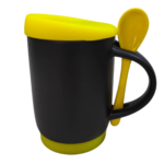MUG MAGICO TAPA Y BASE CUCHARA 11 ONZAS AMARILLO