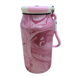 TERMO LATA 500ML MARMOLIZADO ROSADO SY-SBF1-6A