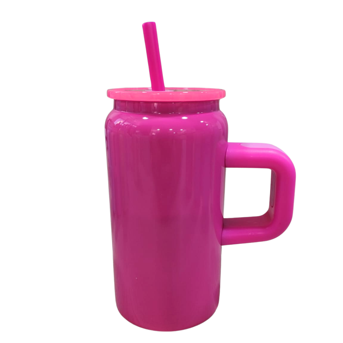 TERMO OREJA CON PITILLO PASTEL FUSCIA SY-HH-16OZB-9 TERMO OREJA CON PITILLO PASTEL FUCSIA SY-HH-16OZB-9 - Imagen 1