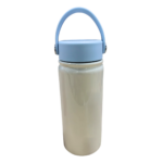 TERMO TAPA SILICONA BEIGE TAPA AZUL  SY-SBFL-5C