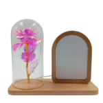 LAMPARA FLOR FUCSIA
